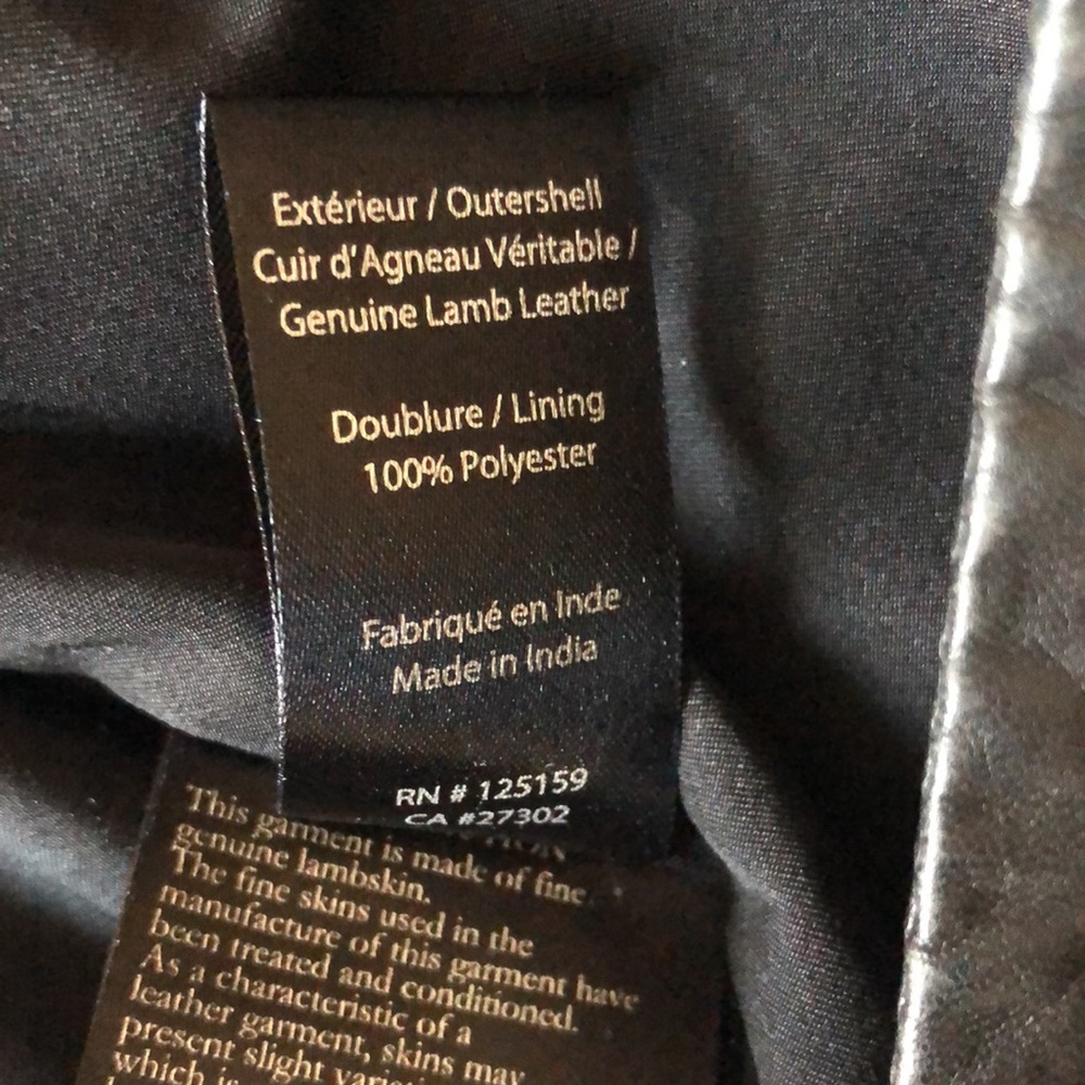 Mackage Leather Moto Jacket - S - Picture 4 of 5